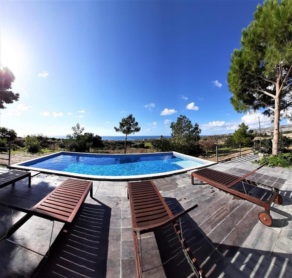 Villa Gavriel - Peyia Villa With Breathtaking Sea View, Peyia Villa With Private Pool, Secluded, Huge Outdoor Space, Mountain Views Eksteriør bilde